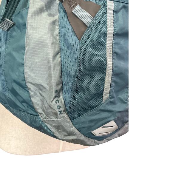 The North Face Recon Backpack Gray Blue Laptop Hiking School Bag - Picture 10 of 11